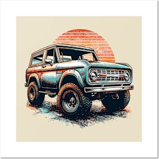 Ford Bronco Posters and Art